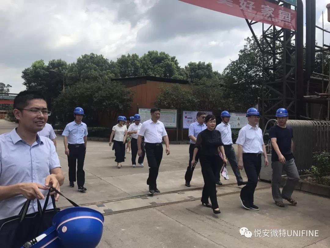 省科技廳領導一行蒞臨公司指導